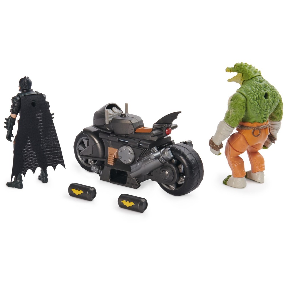 DC Comics, Batman Transforming Batcycle Battle Pack with One Size, Multi