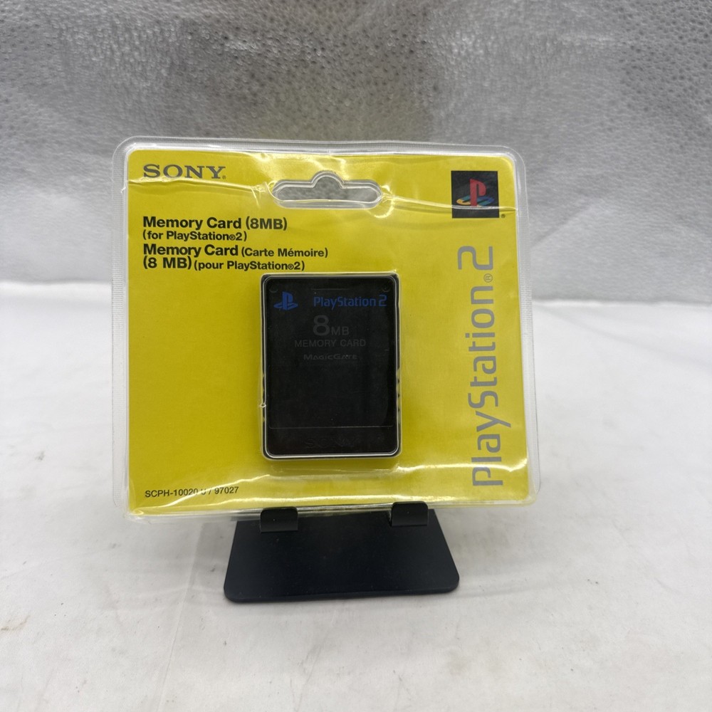Playstation 2 8MB Memory Card - Authentic OEM NOS Cut Packing