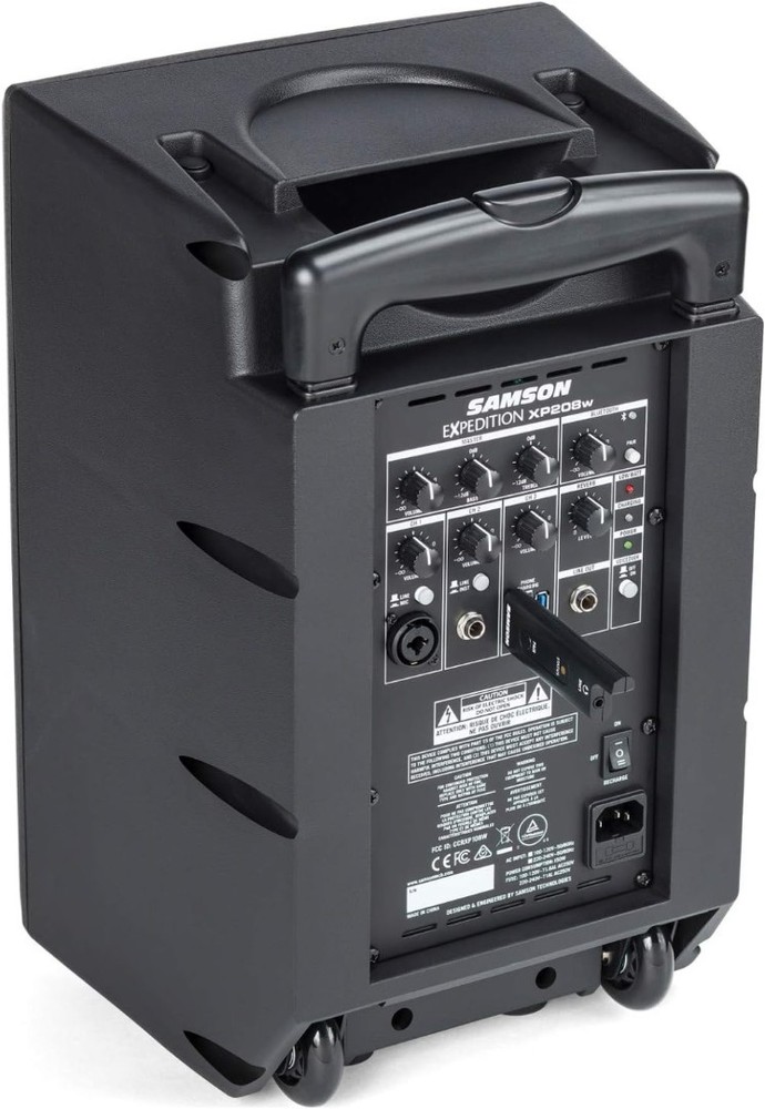 Samson Expedition XP208W Portable PA System, Gray with Bluetooth - Open Box