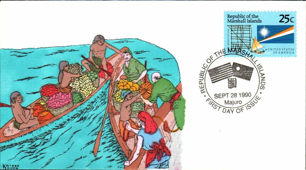 #381 Marshall Islands Kribbs FDC (0091990381001)