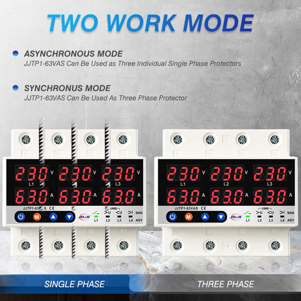 Three Phase Voltage and Current Protector Synchronous and Asynchronous C5A3