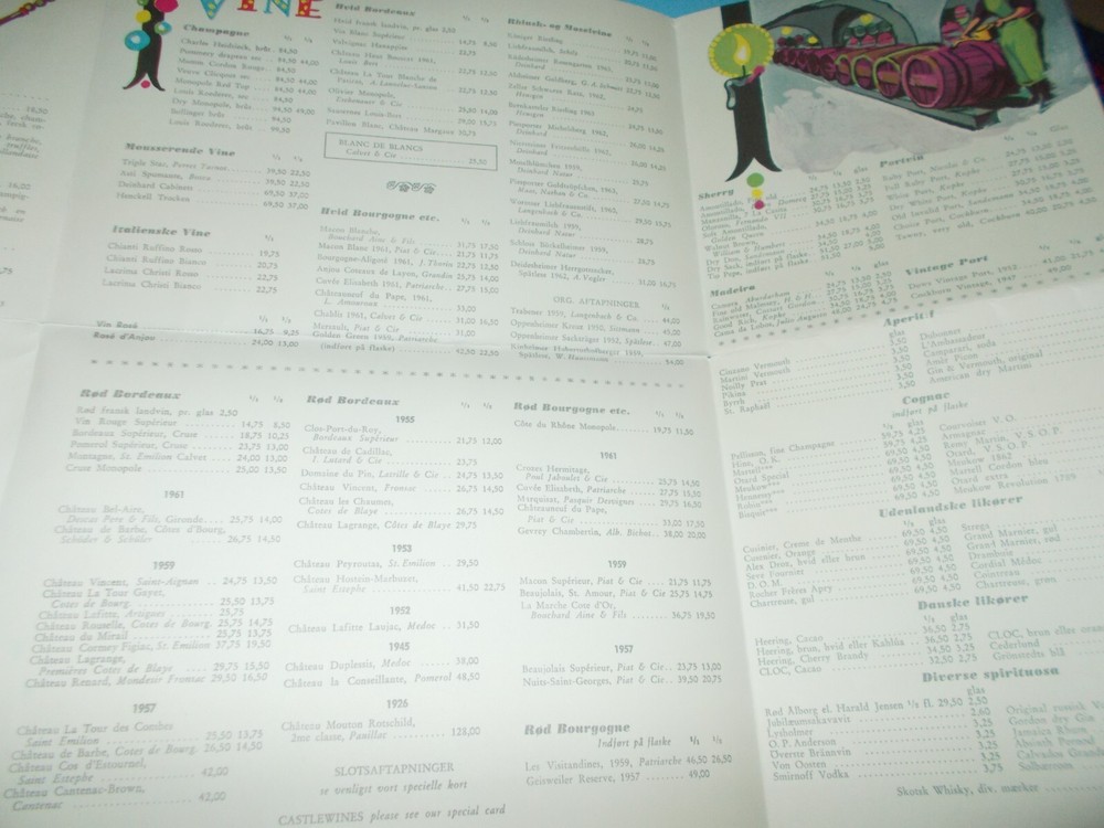Menu - From Denmark 1969 "Seven Small Homes"