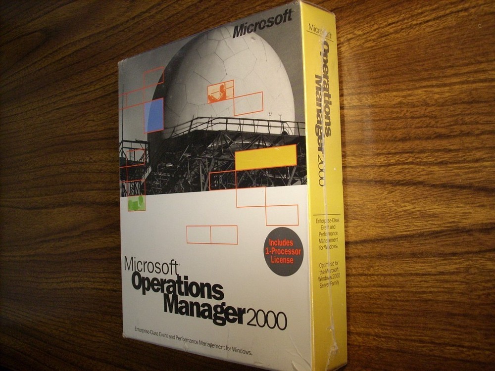 Microsoft Operations Manager 2000 (1 Processor License)(Windows)