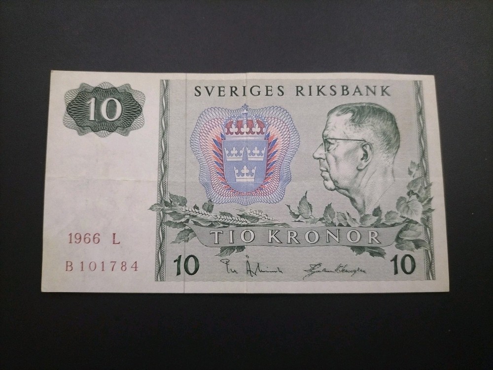 Sweden 10 Kronor 1966