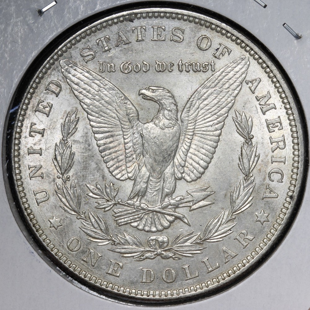 1887 Morgan Silver Dollar AU+ E222 JK
