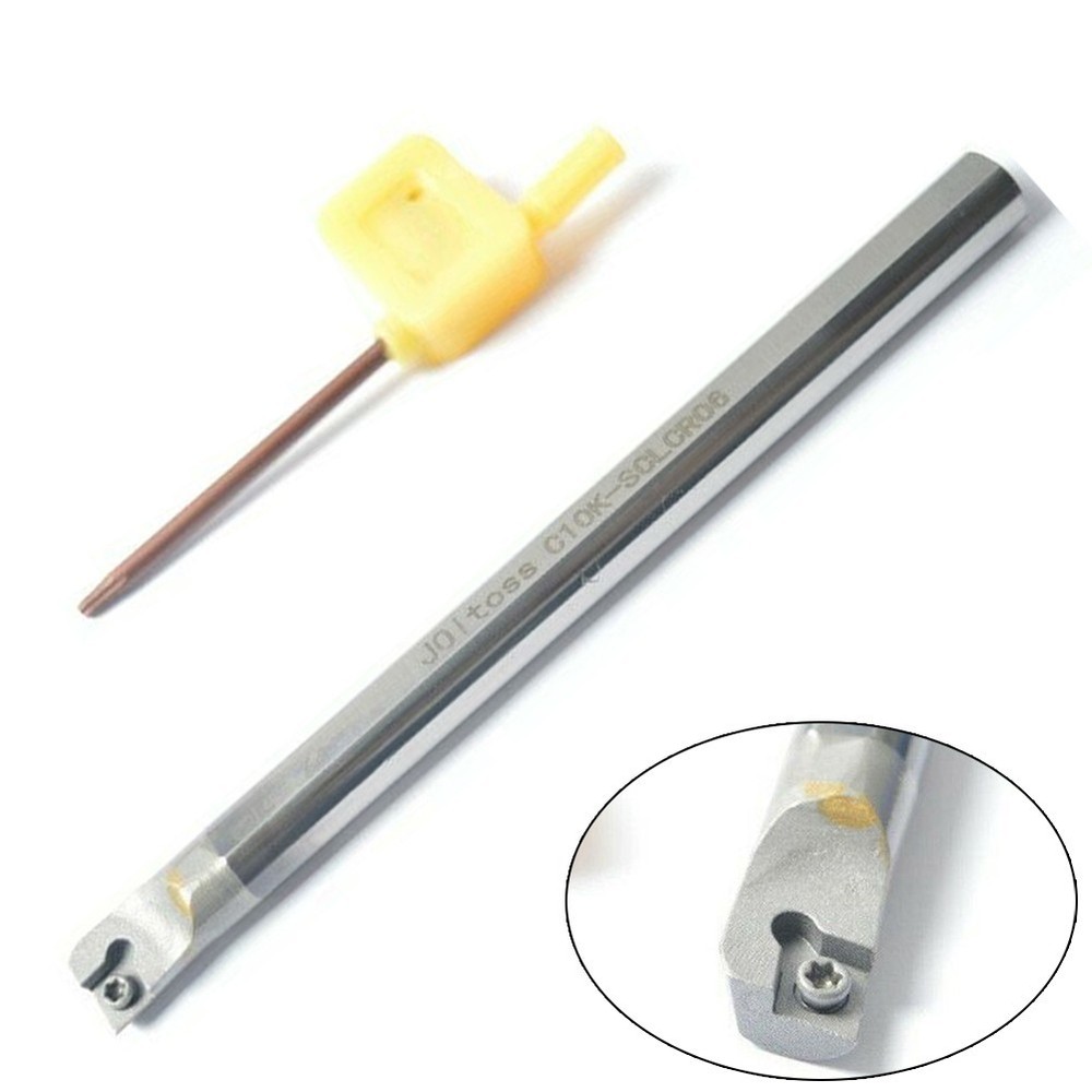 Solid Carbide Tool Holder Turning Tool Holder 2pcs 125mm 12mm 2.5*6 Screw