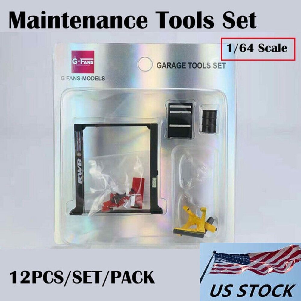 1/64 Scale for Garage Scene Elevator Lifting Machine Repair Workshop Tool