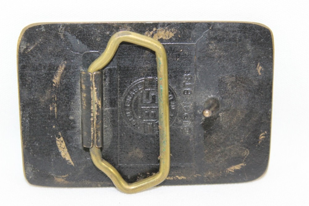 1981 Smith Tool Solid Brass Belt Buckle BTS Made in USA