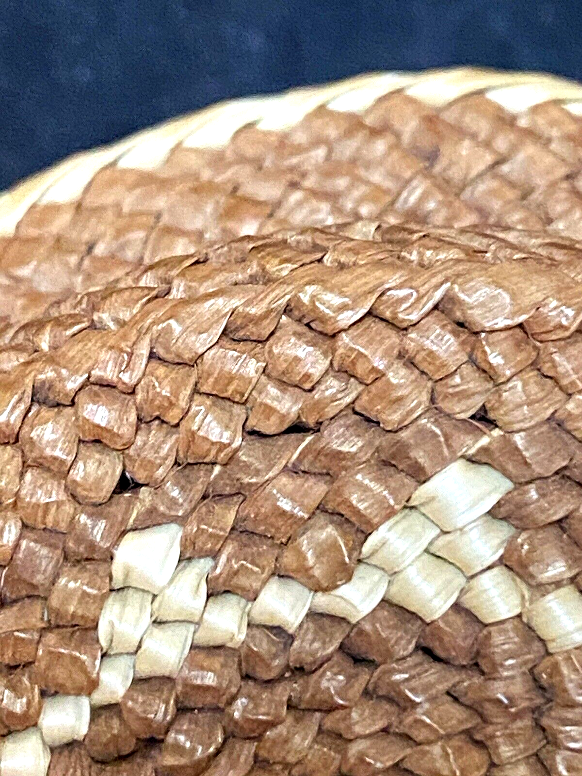 Northwest Coast Makah Indian Lidded Jar Basket