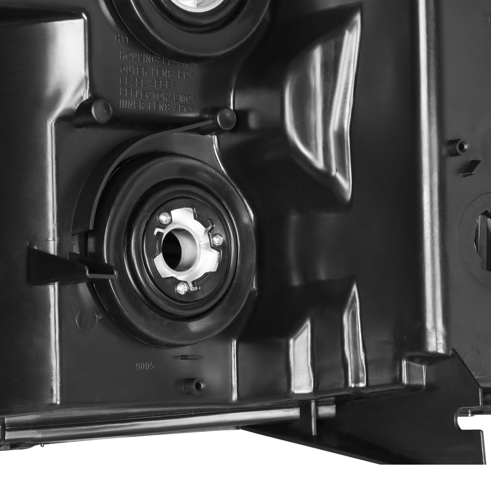 For 2007-2013 Chevy Silverado 1500 2500HD Black Housing Headlights LH & RH