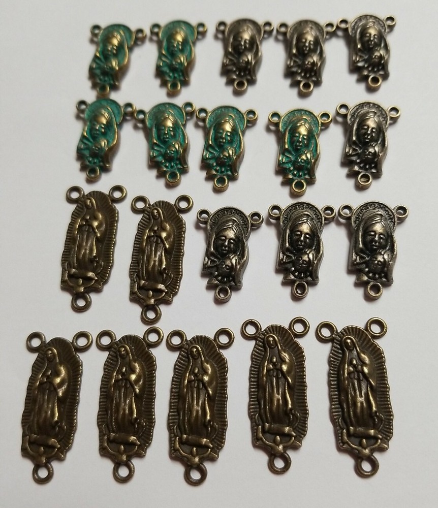 20 Rosary Centers Make Rosaries Part Centerpieces