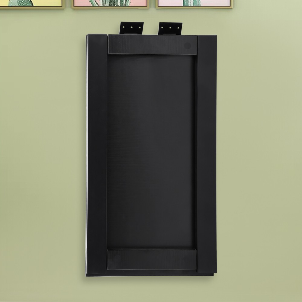 Folding Dining Table Wall Mounted Folding Table For Home Offices 75*40cm Black