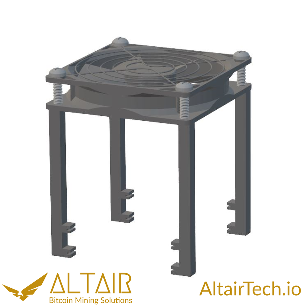 AltairTech.io IglooHat- GekkoScience Base Hub active cooler