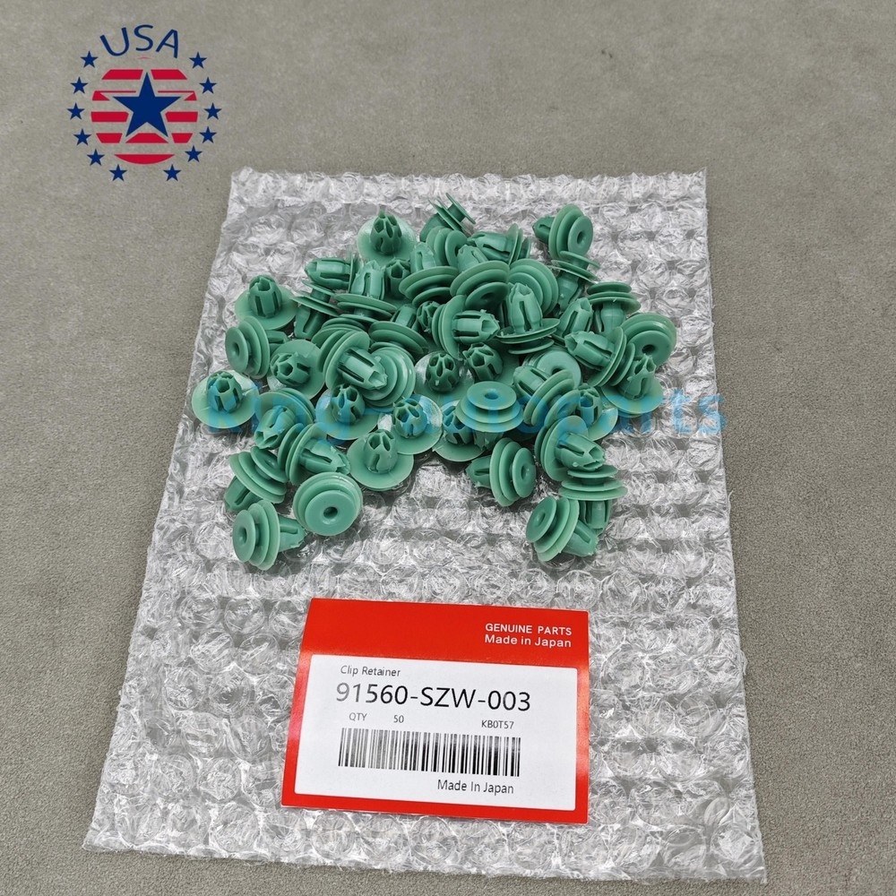 OEM 50pcs Door Panel Interior Trim Retainer Clip FITS For Honda 91560-SZW-003