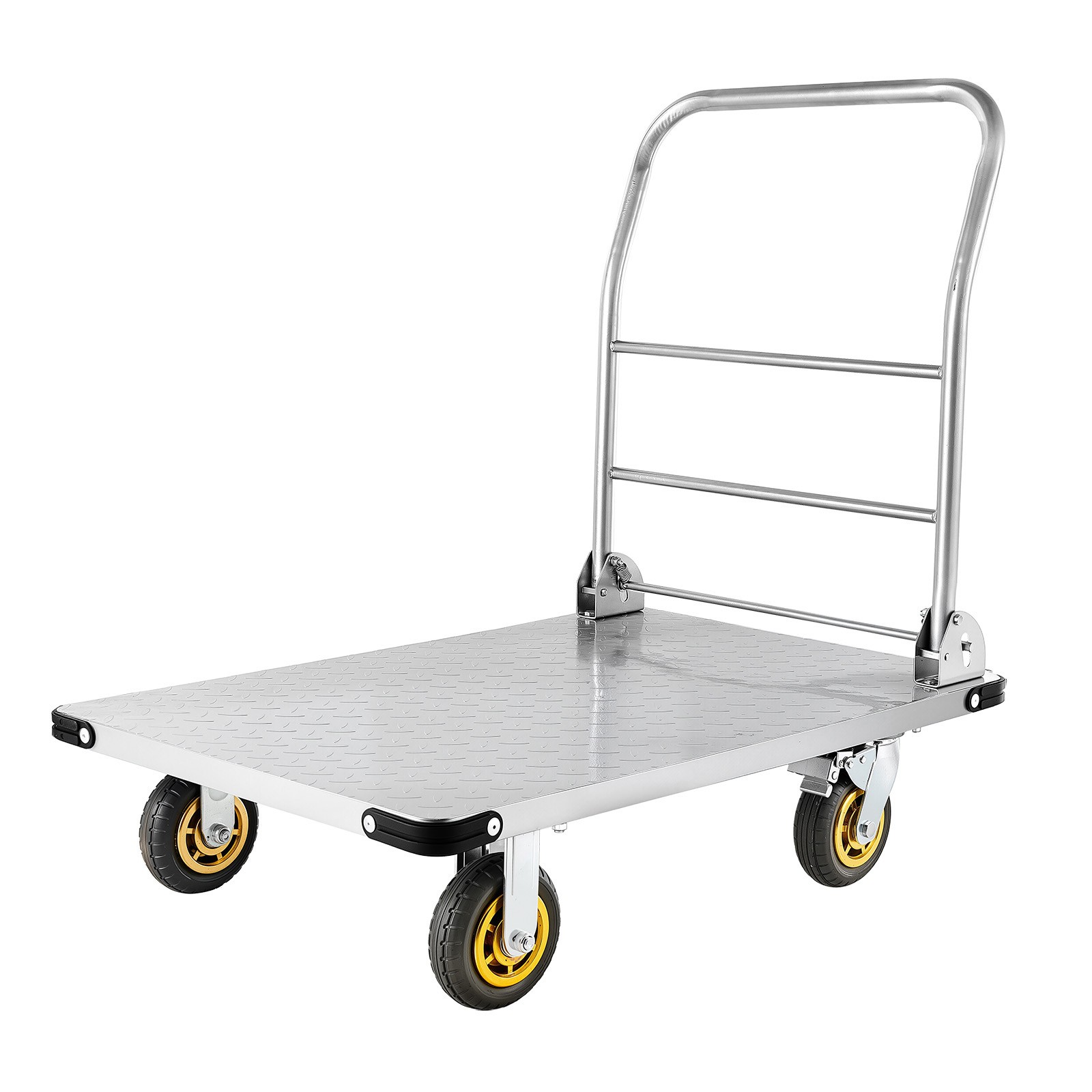 Uimoso Foldable Platform Cart 2000lbs Capacity Heavy Duty Hand Truck with Wheels
