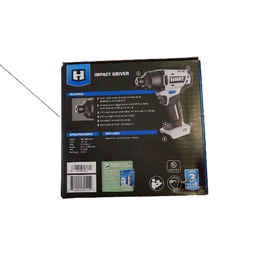 Hart HPID02 20-Volt Cordless Impact Driver (Tool Only) New !!!