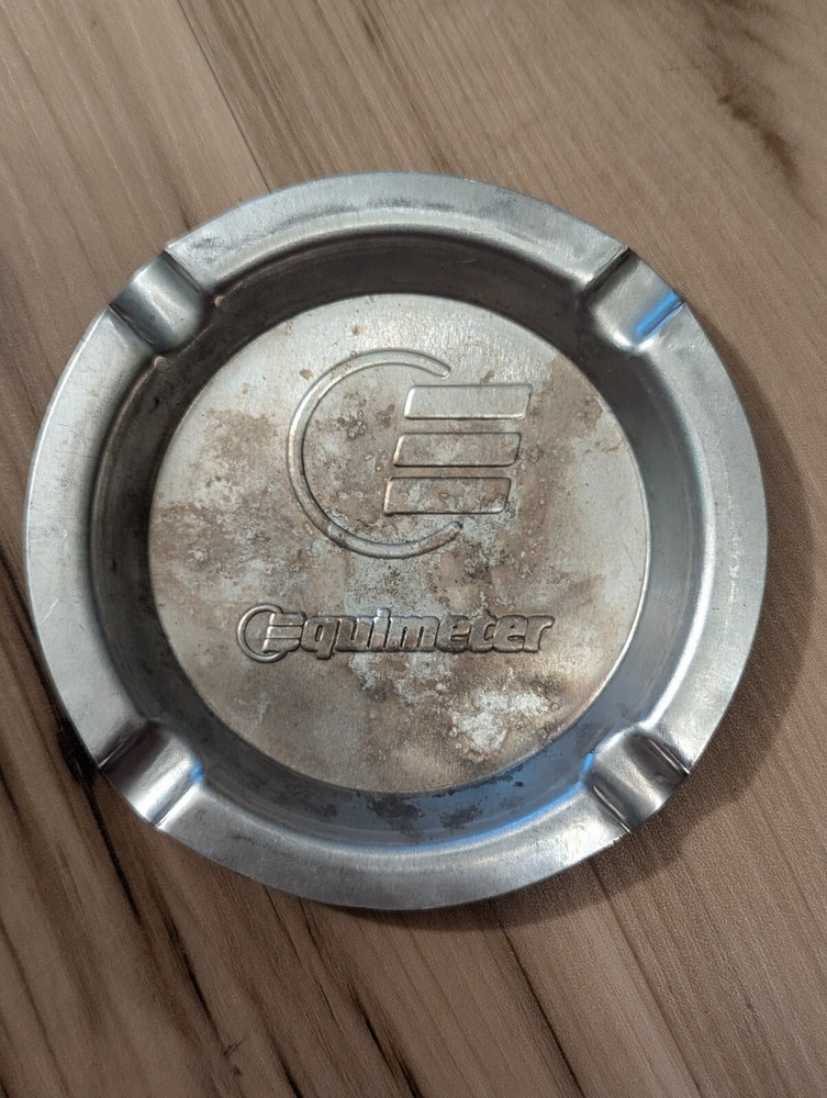 Equimeter Aluminum cigarette ash tray 4 1/2”
