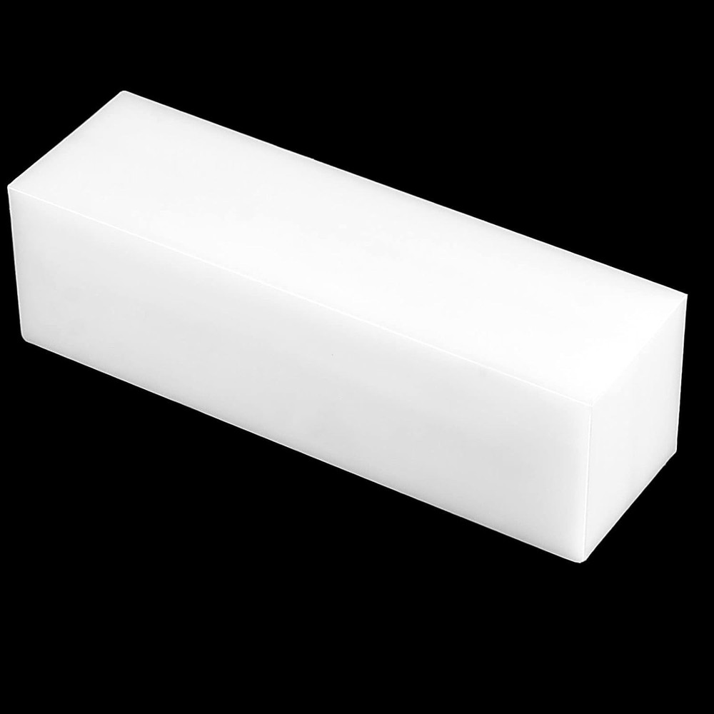 Nylon Tapping Block 2.4x2.4x7.9 Nylon Blocks Plastic Rectangular Solid Bar