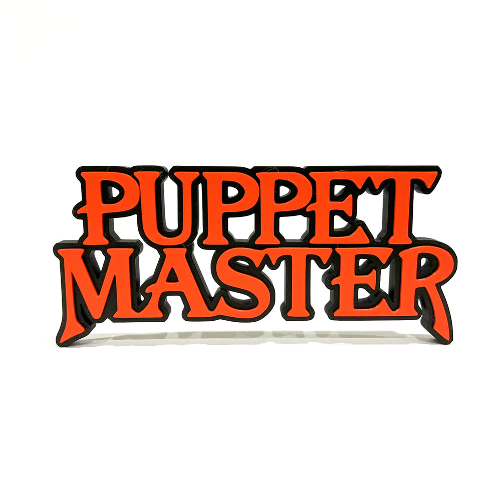Puppet Master Logo/Shelf Display