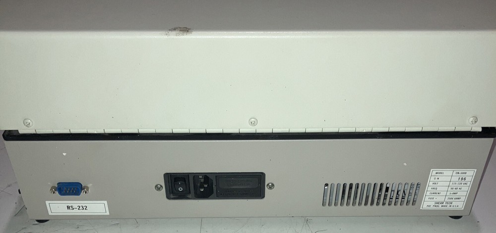 Shear Tech EN-5000 Check Endorser Controller With Keyboard Tested VINTAGE