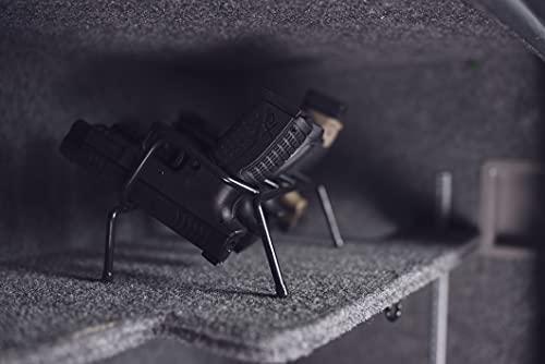 Lockdown 4 Handgun Rack with Vinyl Coating for Gun Vault Organization, Storage