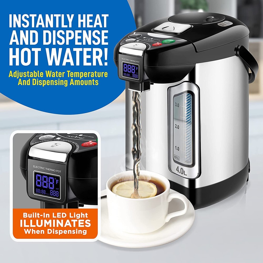 Nutrichef NCHUD54 Digital Hot Water Dispenser