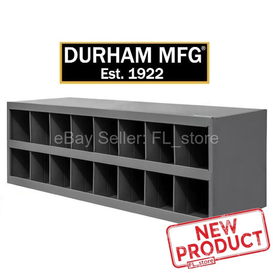 Metal 16 Hole Storage Bolt Bin Cabinet Compartment Nuts Bolts Fasteners Screws