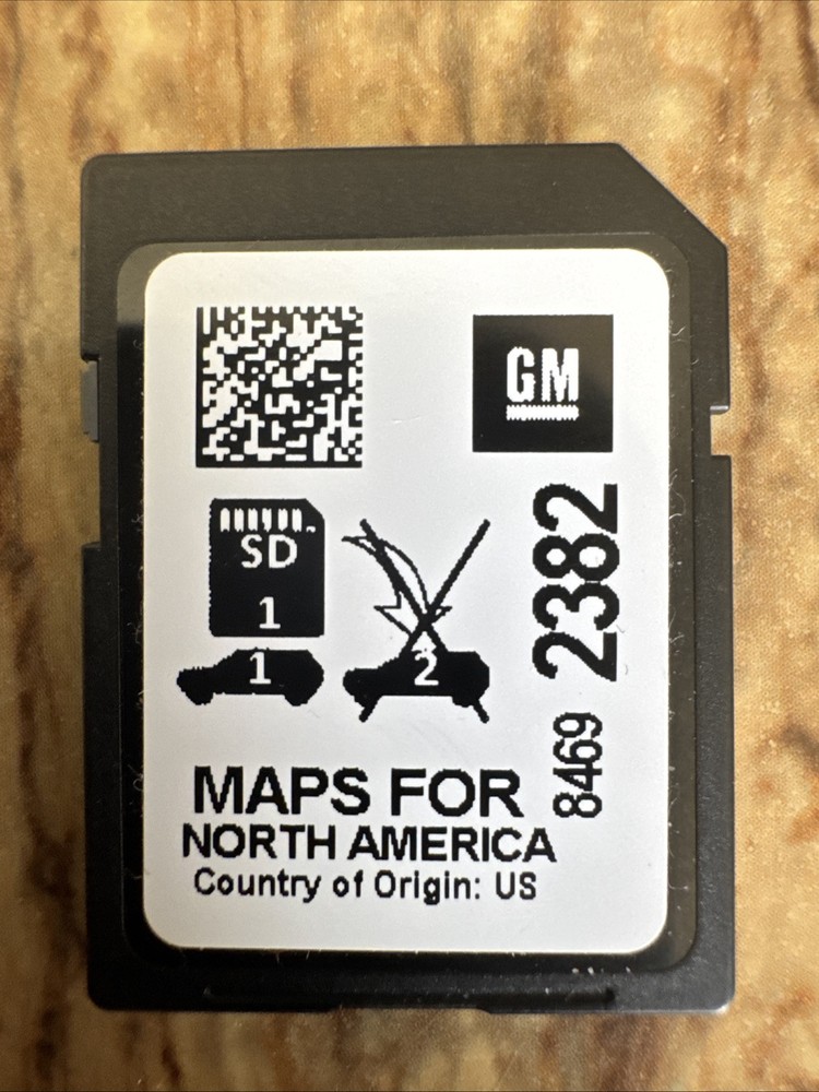 GMC GM NAVIGATION SD CARD 8469 2382 OEM
