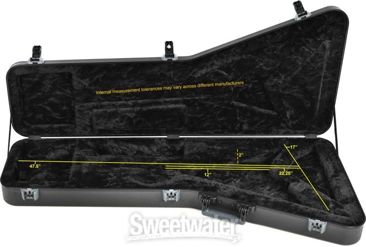 Jackson 6-String/7-String Rhoads Molded ABS Case - Black