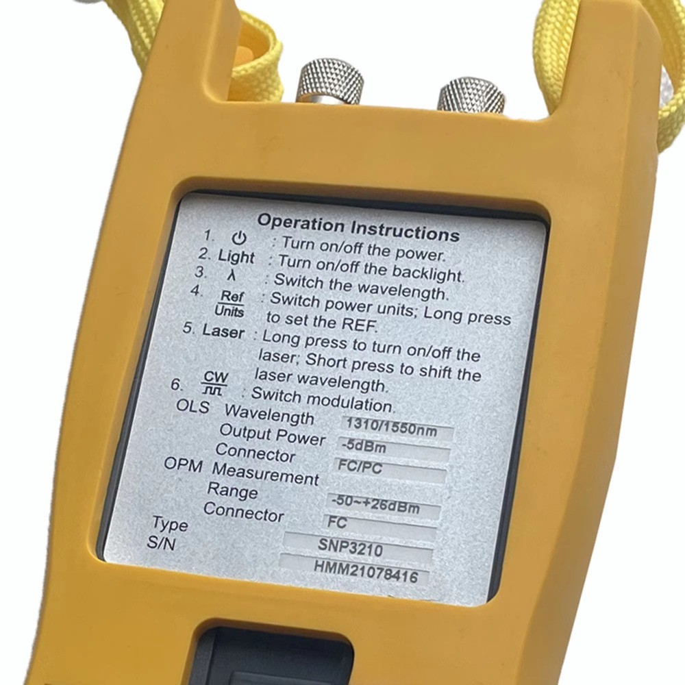 Optical Multimeter with Optical Power Meter and Optical Light Source 2 in 1