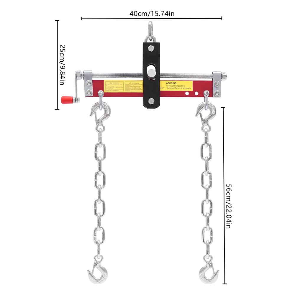 Engine Load Leveler,engine Hoist Shop Crane Accessory With Adjustable Handle
