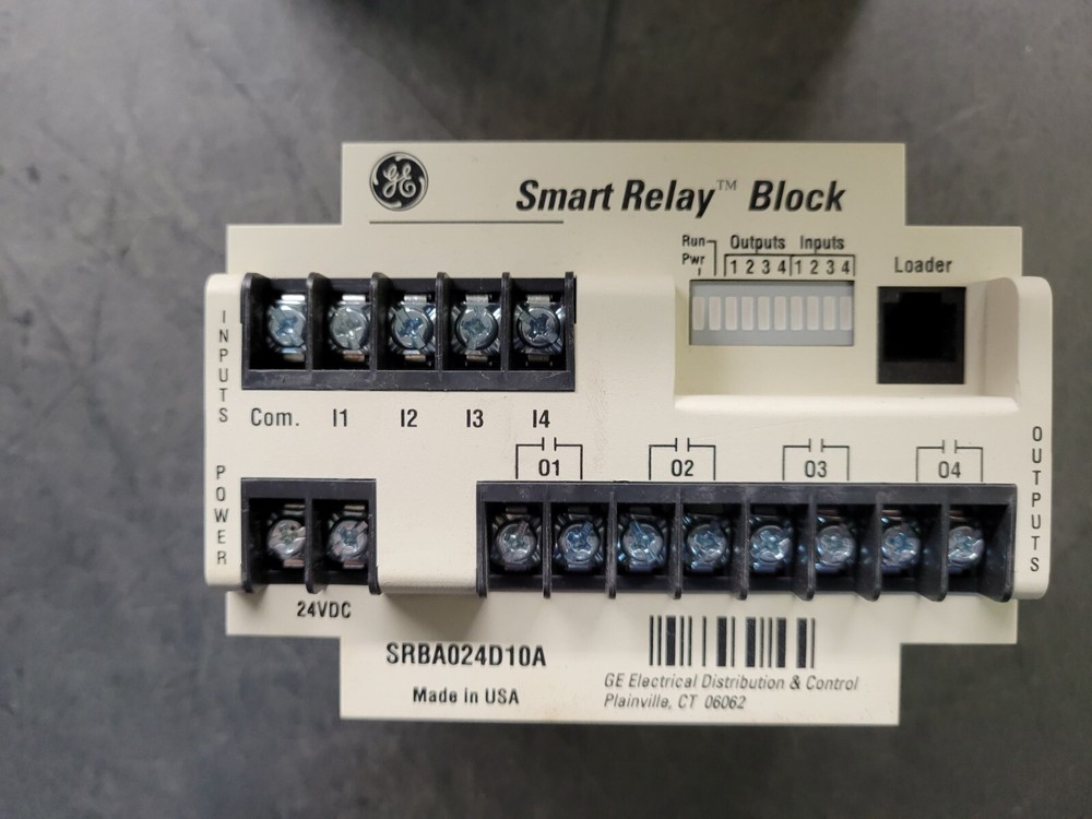 GE SRBA024D10A Relay Block.