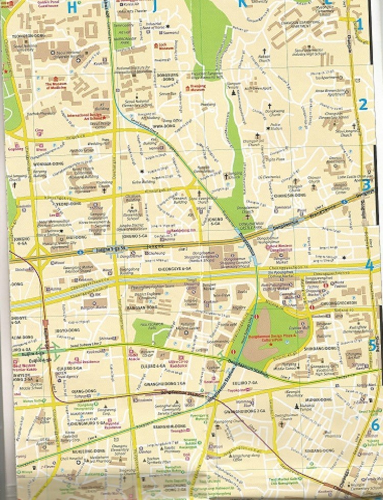 Korea and Seoul by Periplus Maps.