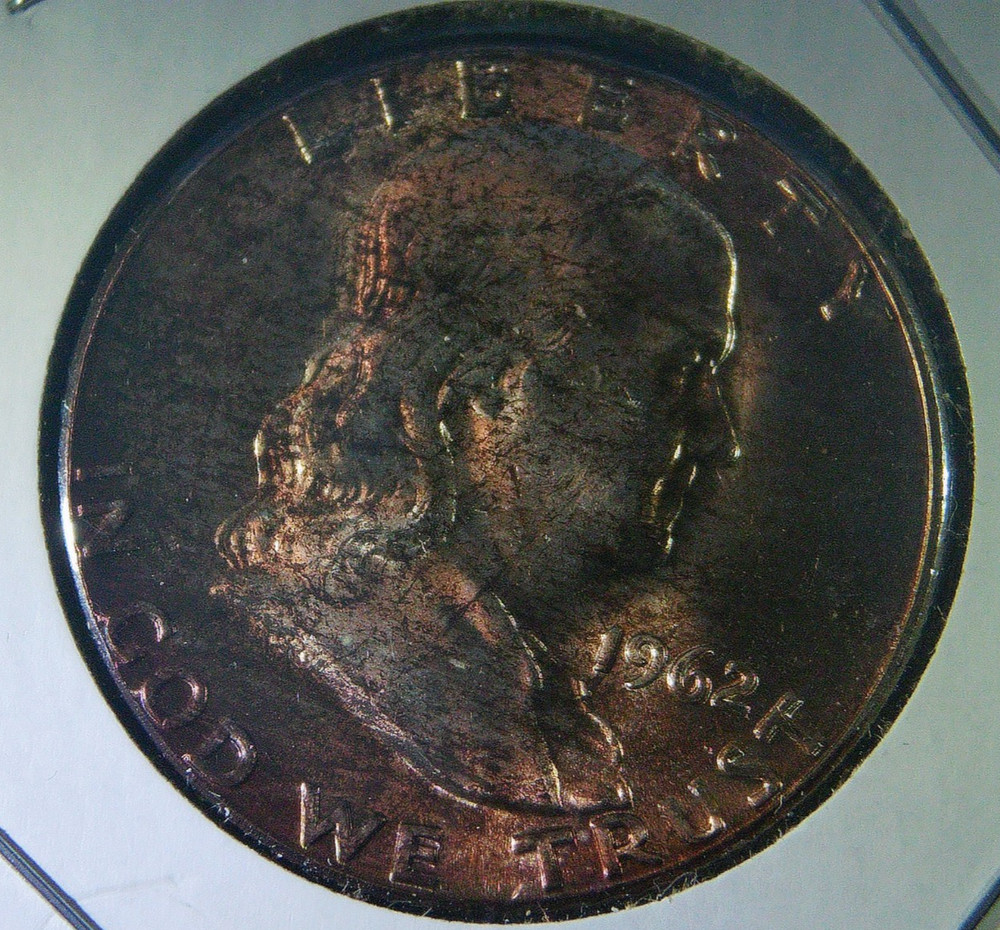 1962 FRANKLIN HALF DOLLAR CHOICE / GEM UNCIRCULATED CH. / GEM UNC.