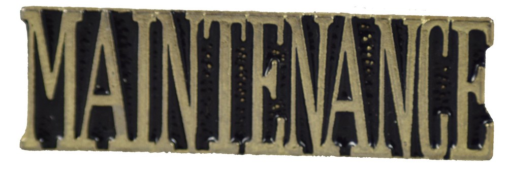 MAINTENANCE HAT PIN