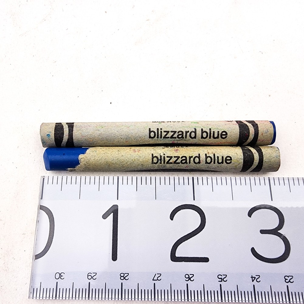 Vintage Crayola Crayons Binney & Smith Blizzad Blue Replacement