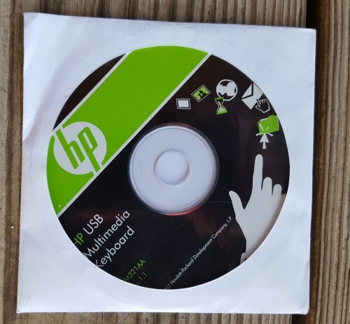 hp multimedia keyboard gm321AA disk CD Only