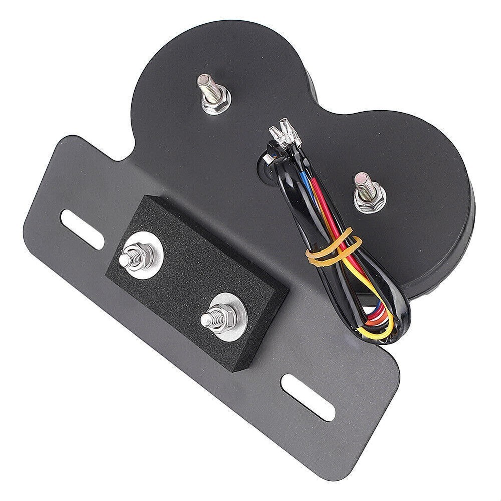 Universal Smoke Trinity Integrated Tail Light with License Plate Light