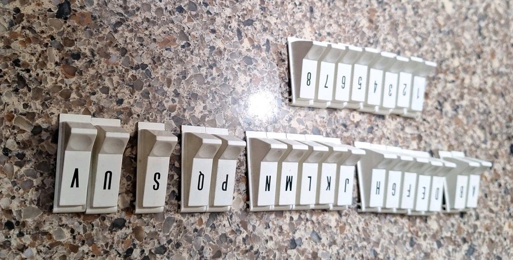 Unknown Jukebox Selection Buttons White Plastic