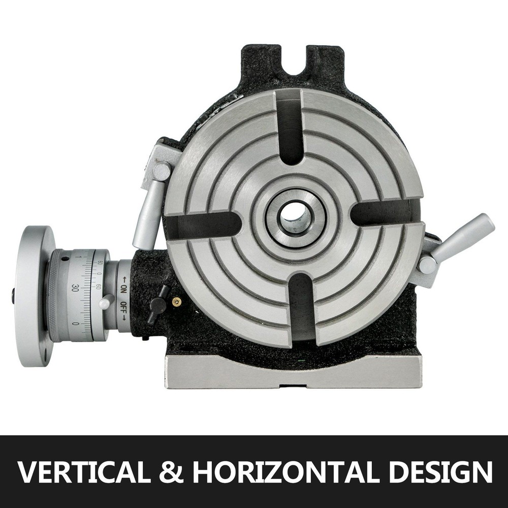 6in/150mm 4-Pocket Rotary Table Horizontal Vertical Design