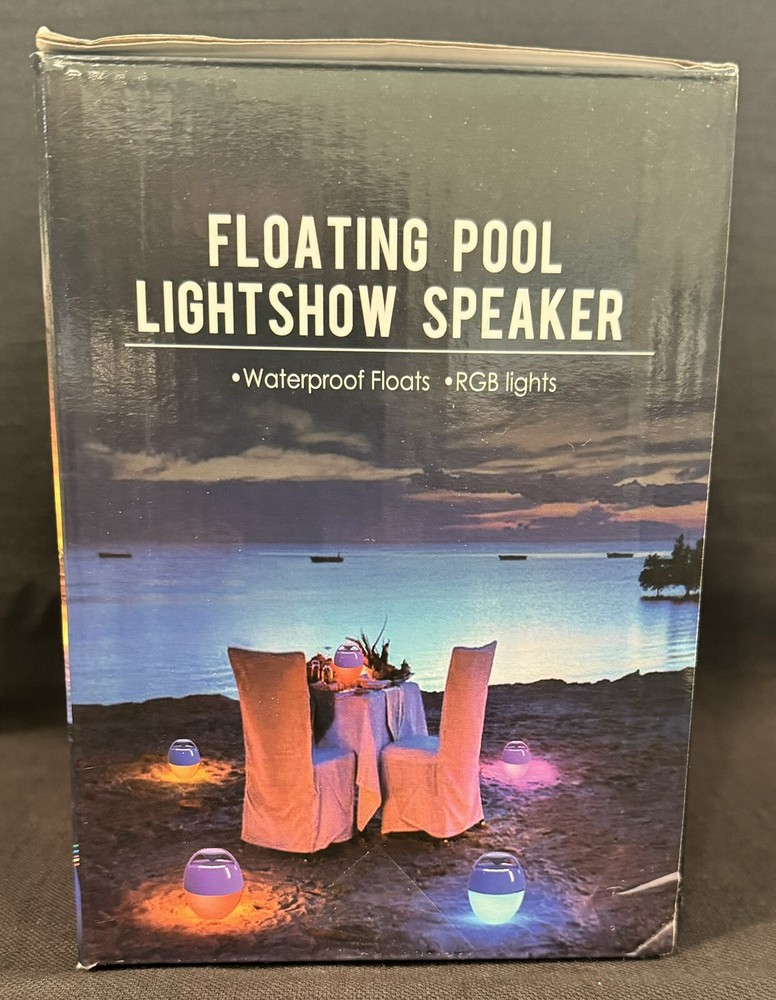 Floating Pool Bluetooth Light Show Speaker Kingsom CT602