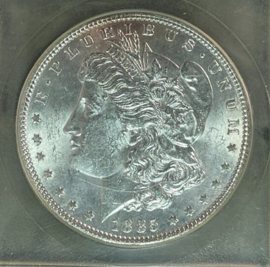 1885-P MORGAN SILVER DOLLAR ~CH/BU ~NICE COIN~REF#USC