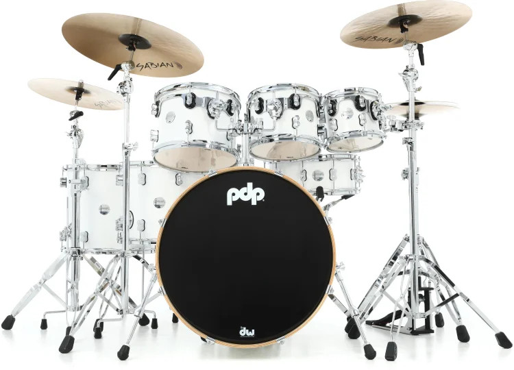 PDP Concept Maple 7-piece Shell Pack - Pearlescent White