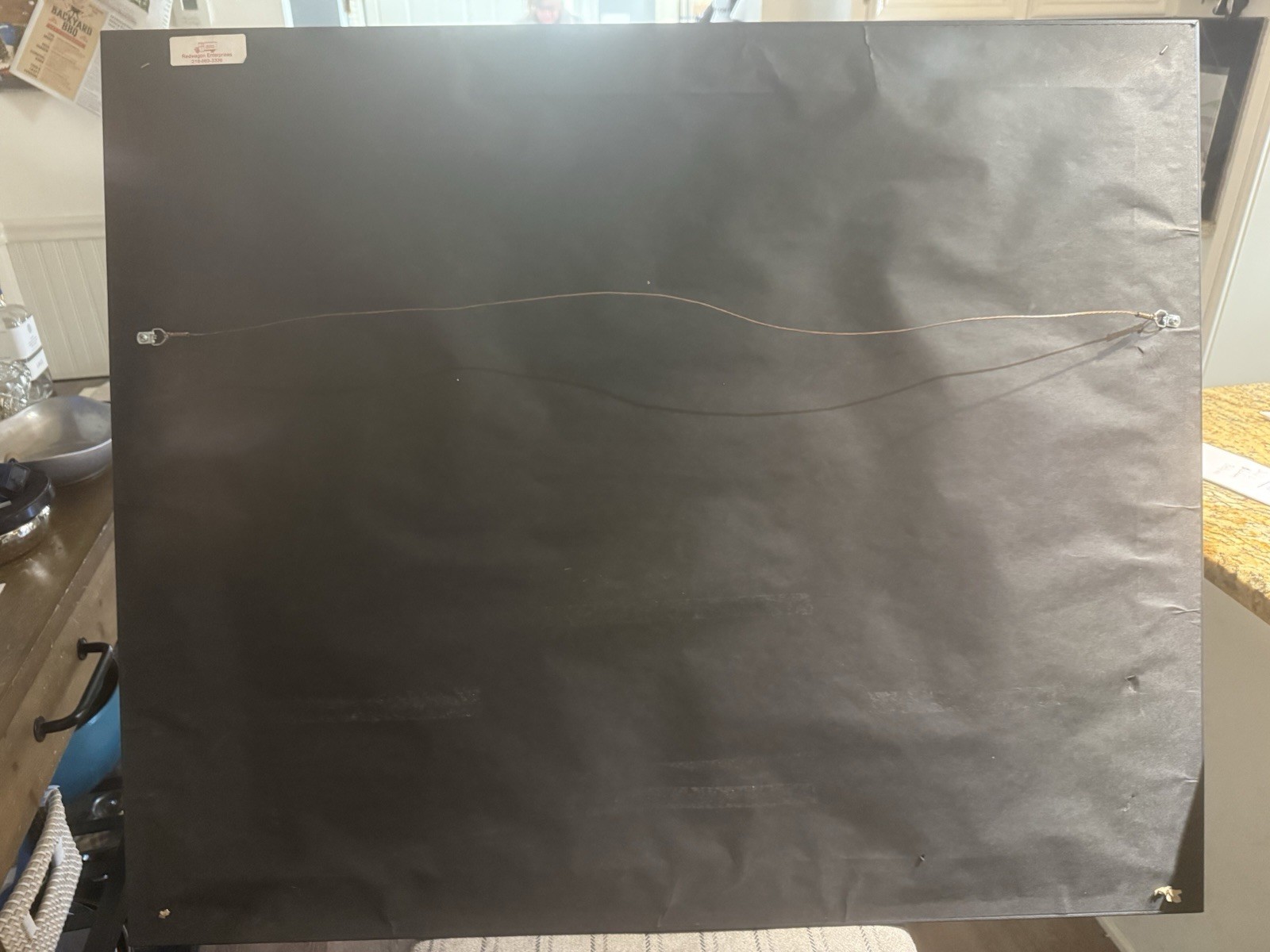 Honoring The American Indian Framed Art Marine Corps David Behrens 32”x38” Glass