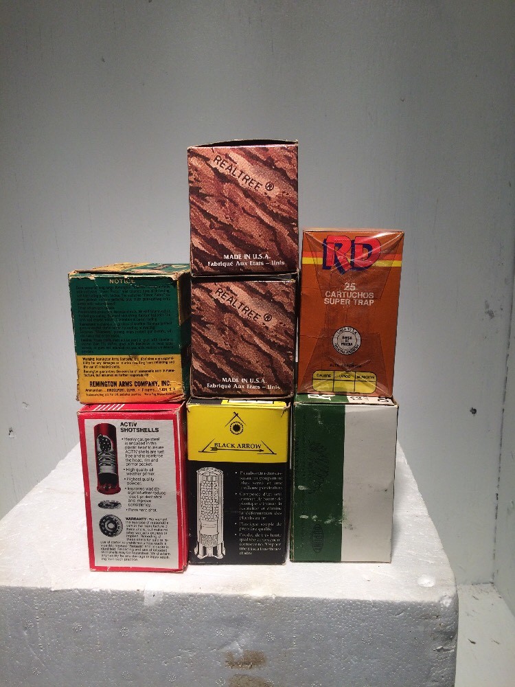 Lot Of Seven Empty Shotgun Shell Boxes