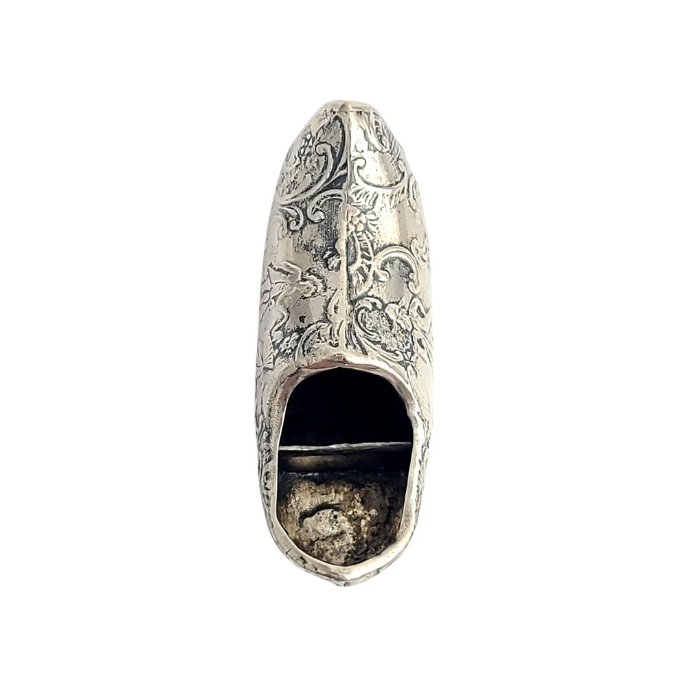 Dutch Import 835 Silver Clog #12254