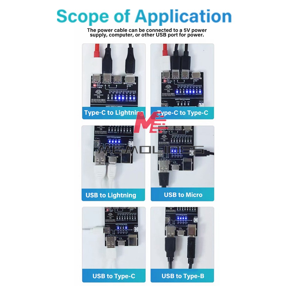 T5 Multifunctional Interface Cable Detection Module Data Cable abnormal testing
