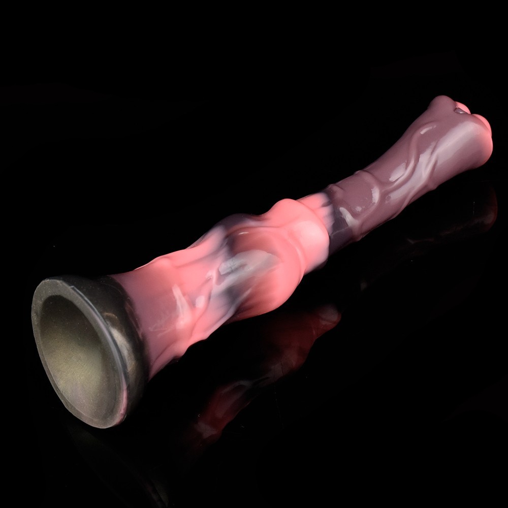 9.8" Long Thin Dildo Fantasy Monster Penis Suction Cup Silicone Cock Adult Toys