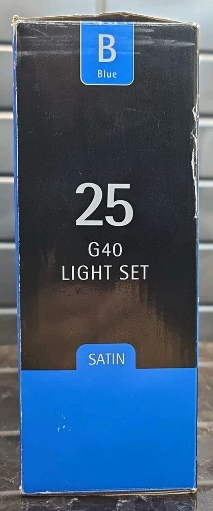 Target 25 G40 String Light Set Satin Blue 24ft