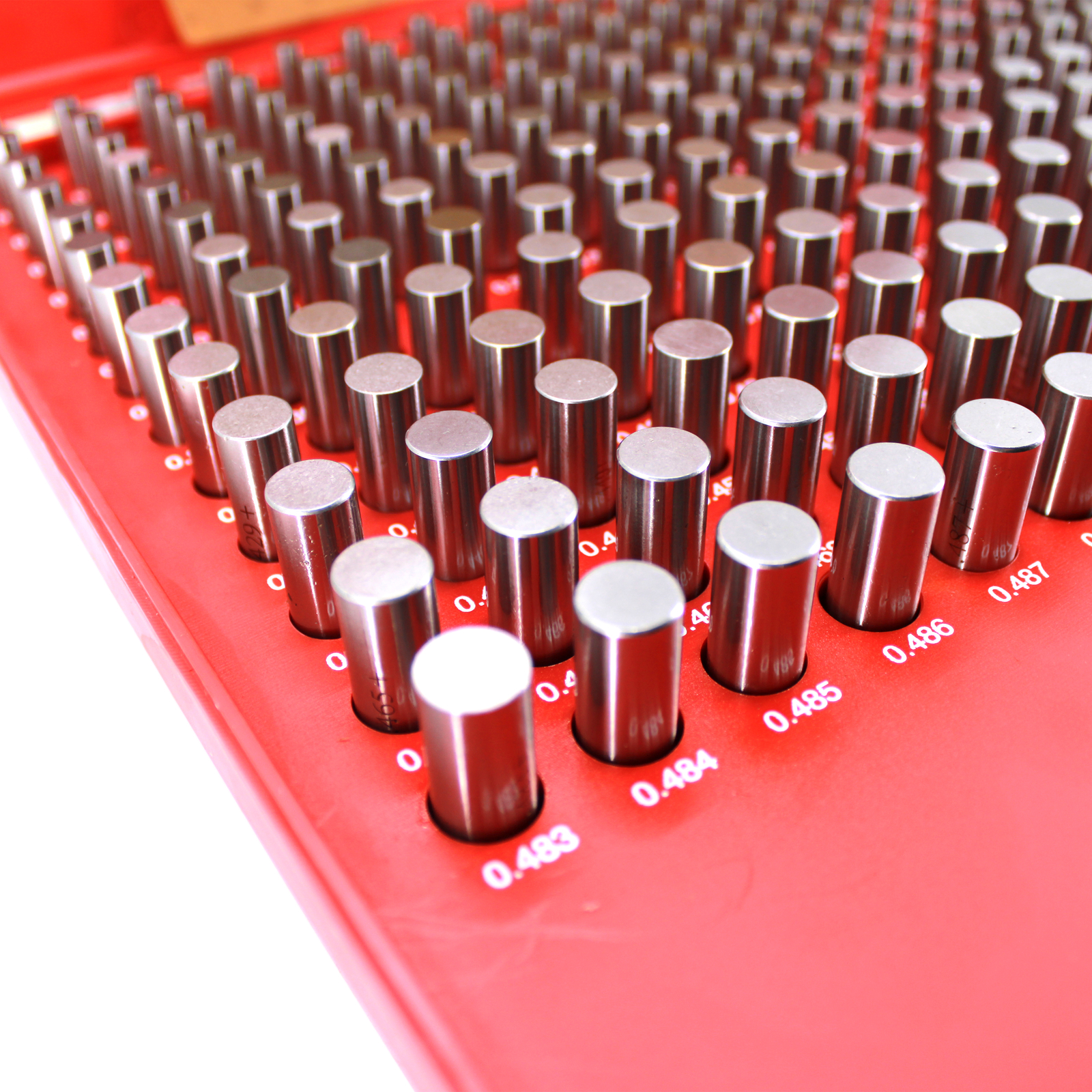 HFS(R) 250 PCS 0.251-0.500" M2 Class ZZ Steel Pin Gage Set Plus